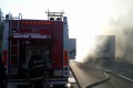 Požar tovornega vozila AC Unec – Postojna